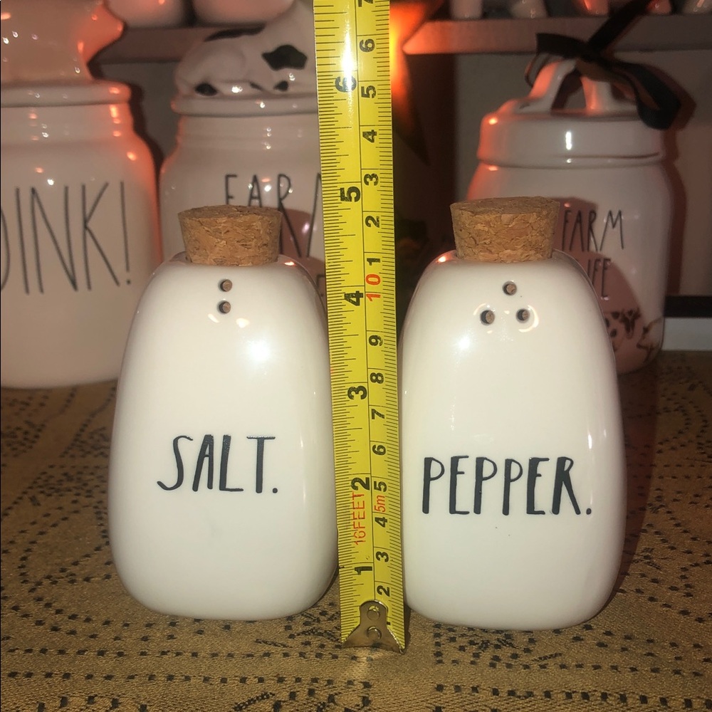 Rae Dunn Salt & Pepper Shakers with Cork Tops - Picture 9 of 10